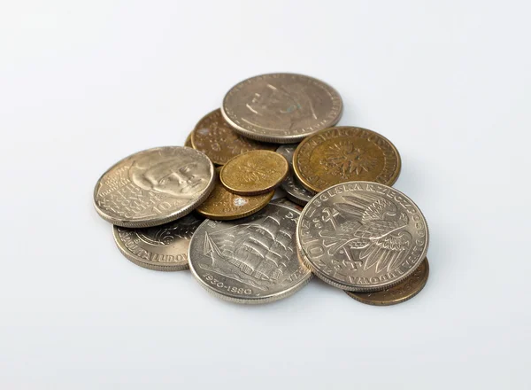 Conjunto monedas Polonia —  Fotos de Stock