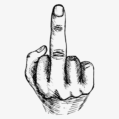 Hand fucking drawing vintage style.