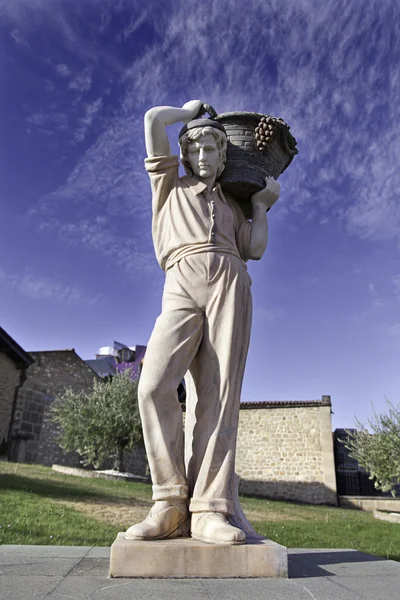 Estátua vendimiador — Fotografia de Stock