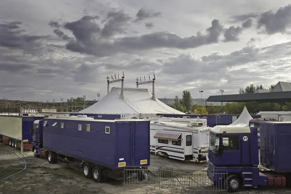 Zirkus im Aufwind — Stockfoto