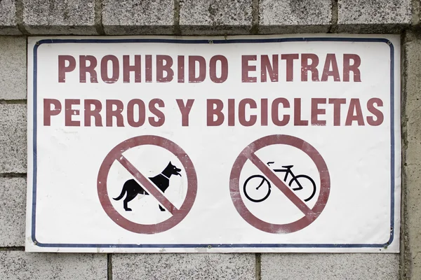 Poster per biciclette — Foto Stock