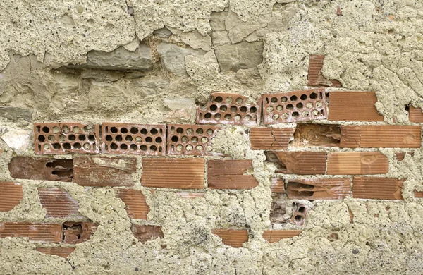 Zniszczony Mur — Zdjęcie stockowe