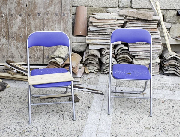 Židle v práci — Stock fotografie