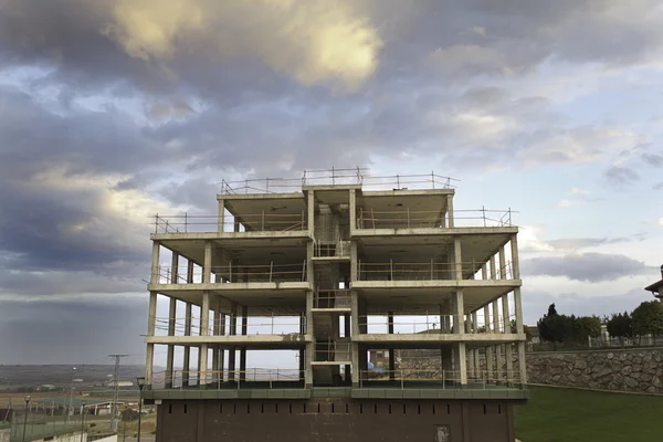 Construction of new buildings — Stock Photo, Image