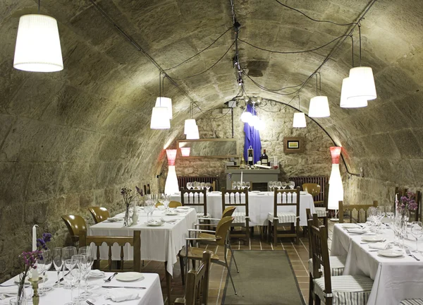 Restauracja w jaskini — Zdjęcie stockowe