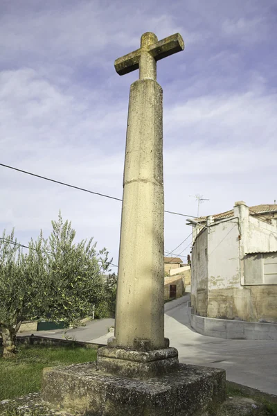 Cruz de pedra antiga — Fotografia de Stock