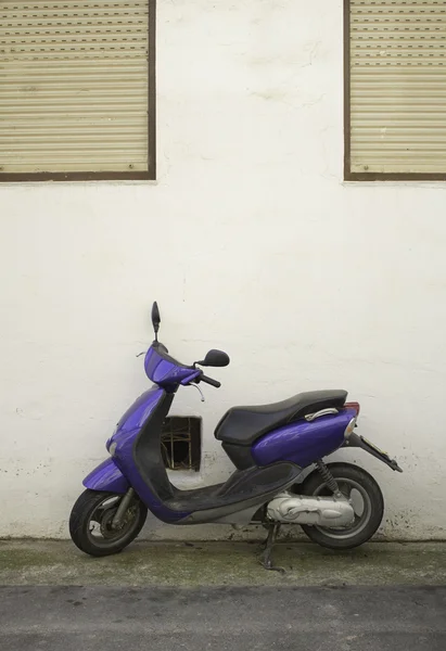 Motorbike parked