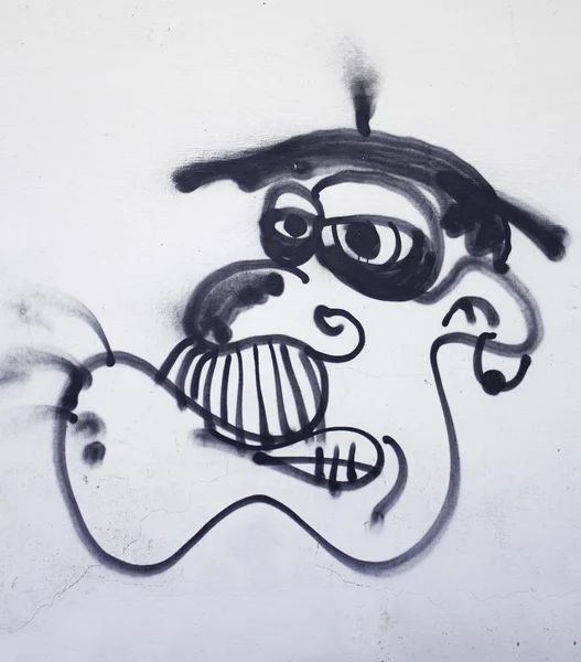 Grafiti yaşlı — Stok fotoğraf