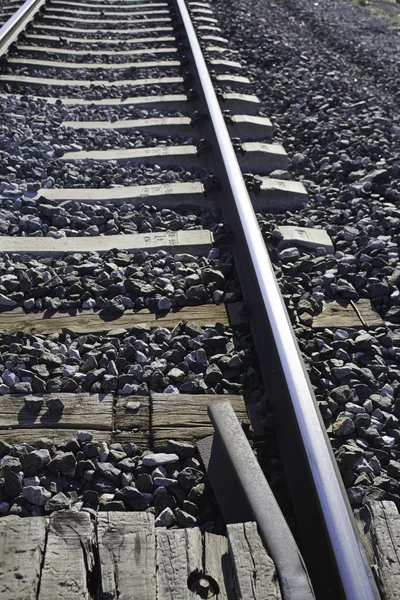 Linee ferroviarie del treno — Foto Stock