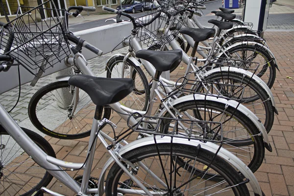 Bicicletas estacionadas —  Fotos de Stock