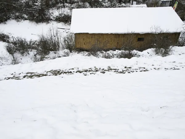 雪の家 — ストック写真