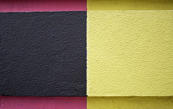 Mur jaune et noir — Photo