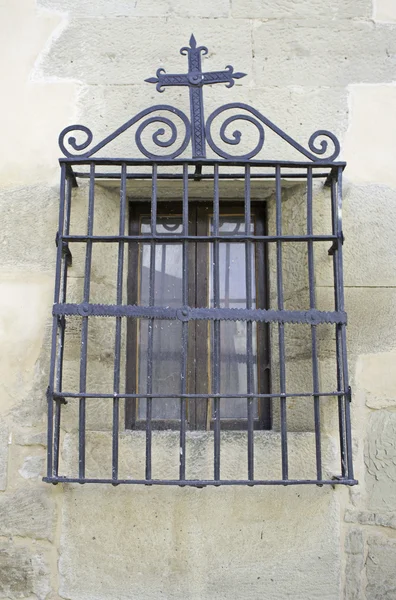 Barred window — Stock Photo, Image