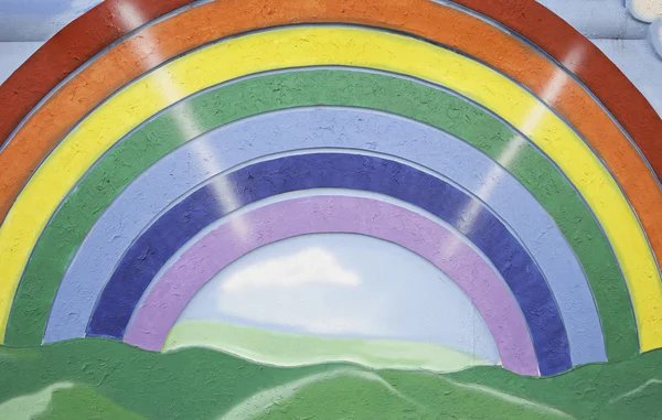 虹と風景 — ストック写真