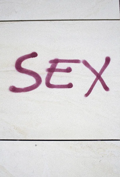 テキストのセックス — ストック写真
