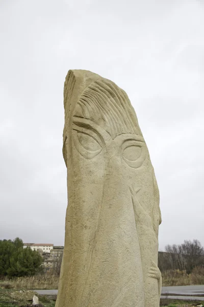 Face on stone — Stock Photo, Image