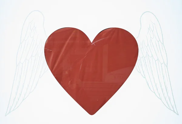 Winged Heart — Stock Photo, Image