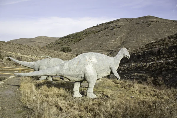 フォレスト内の恐竜 — ストック写真