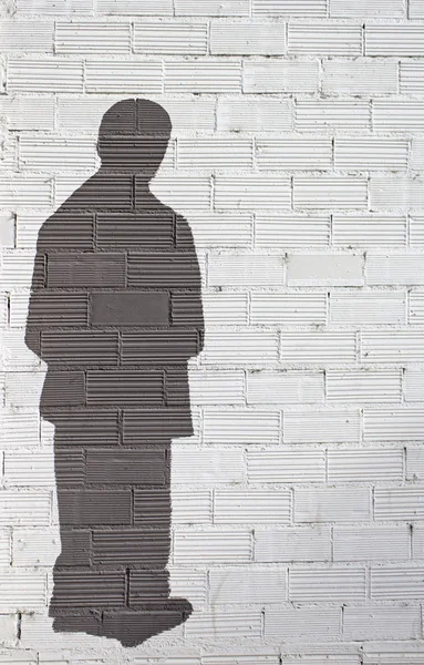 Silhouette of man — Stock Photo, Image
