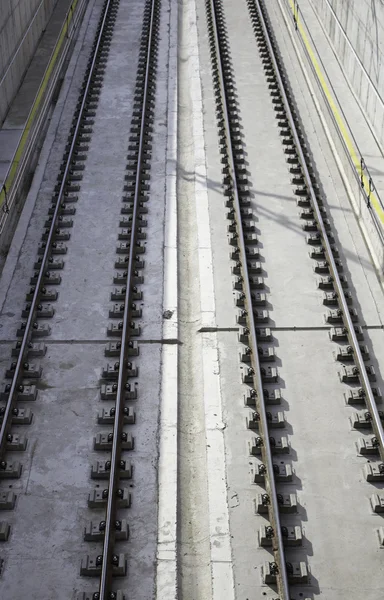 ผ่านรถไฟในเมือง — ภาพถ่ายสต็อก