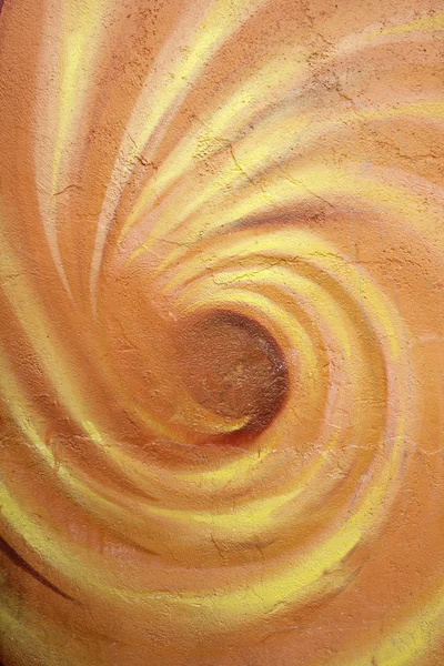 Orange swirl — Stock Photo, Image