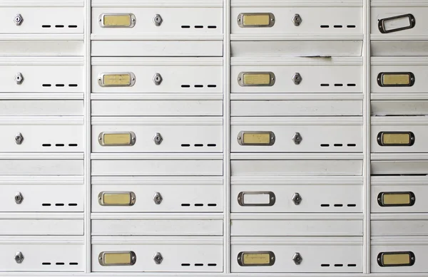 Caixas de correio em habitação — Fotografia de Stock