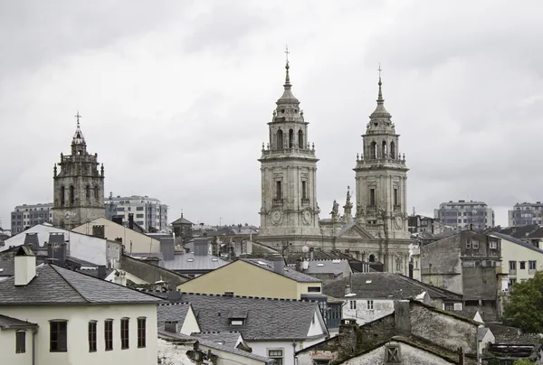 Galiciska staden landskap — Stockfoto