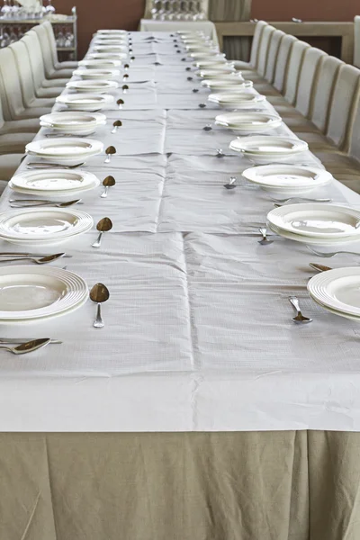 Restaurant table — Stock Photo, Image