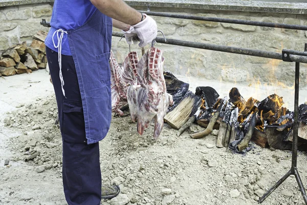 Barbecue slager — Stockfoto