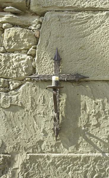 Готический и средневековый крест — стоковое фото