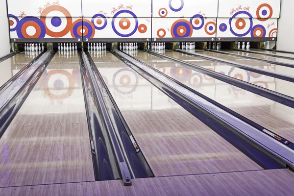 Bowling lane — Stok fotoğraf