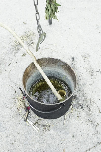Cauldron Cooking — Stock Photo, Image