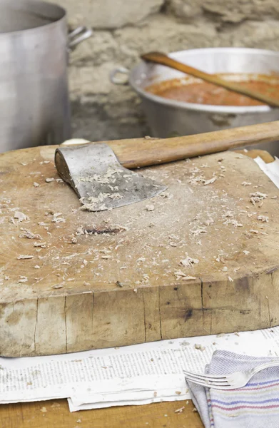 Hacha de cocina — Foto de Stock