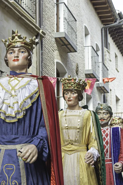 Reyes de Navarra en fiestas — Foto de Stock