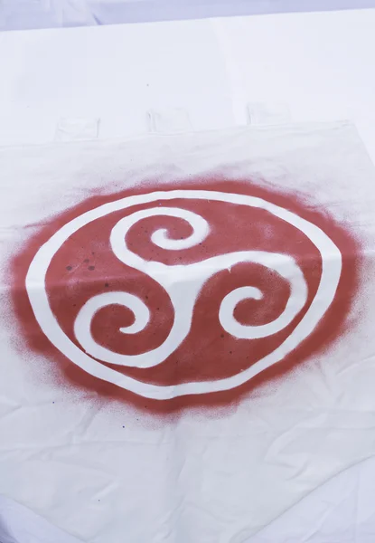 Red Symbol Celtic — Stock Photo, Image