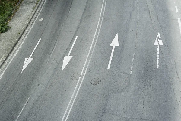 Mehrspurige Autobahn — Stockfoto