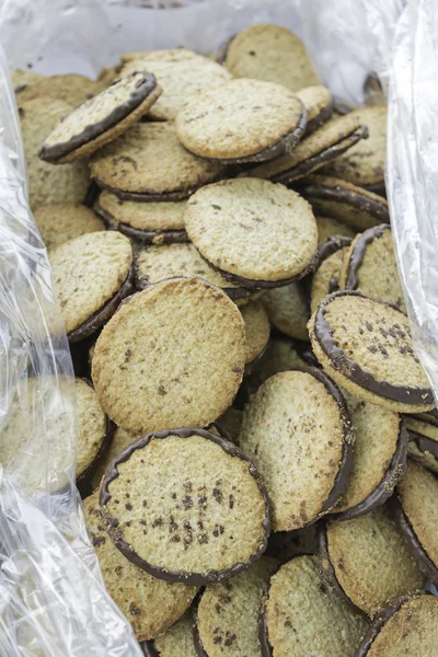 Biscuits stuffed in pastry — Stock Photo, Image