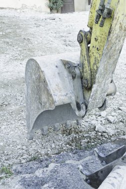 Excavator work clipart