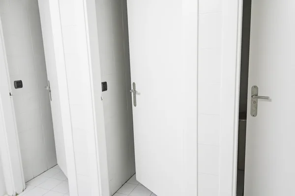 Drzwi łazienkowych — Zdjęcie stockowe