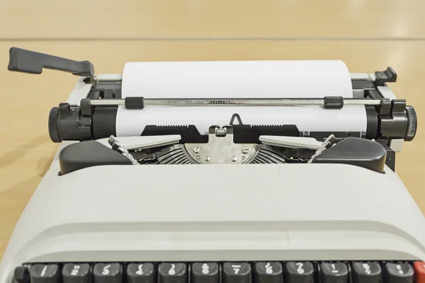 Typewriter with paper — Stock Photo, Image