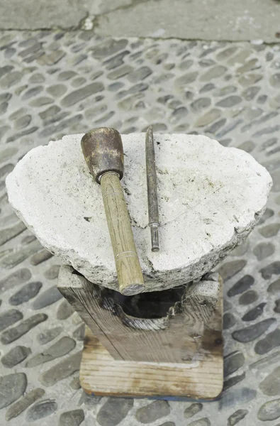 Stone chisel — Stock Photo, Image