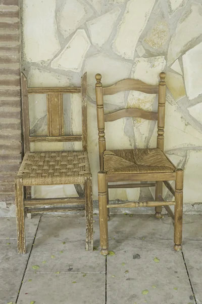 Deux chaises en osier — Photo