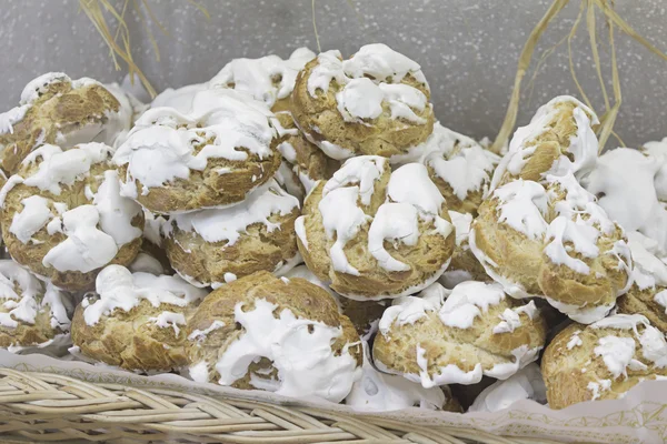 Bagel con zucchero bianco — Foto Stock