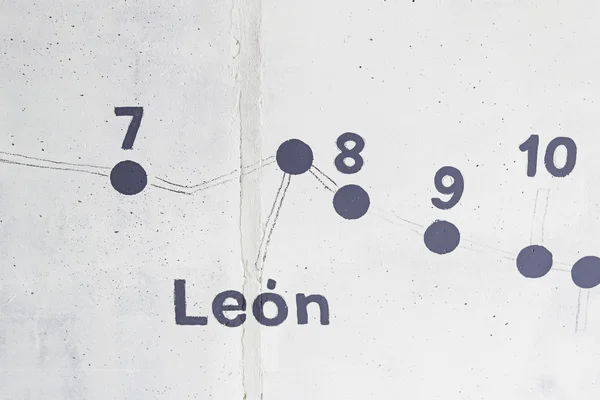La mappa di Leone — Foto Stock