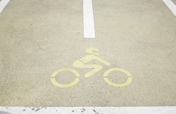 Sign cycling soil — Stock Photo, Image