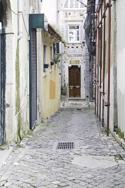 Straat met urbanisatie — Stockfoto