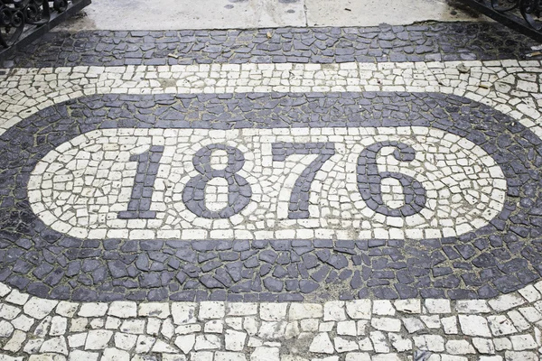 Fecha del azulejo — Foto de Stock