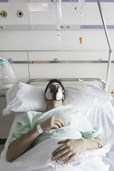 Infected patient — Stock Photo, Image