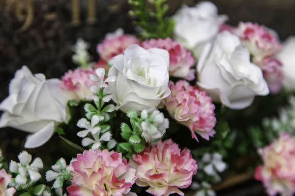 Bukiety Różnych Uroczystości Kwiatów Imprezy Natura — Zdjęcie stockowe