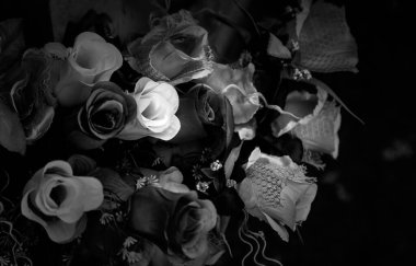 Değişik çiçek buketleri kutlama ve etkinlik, doğa